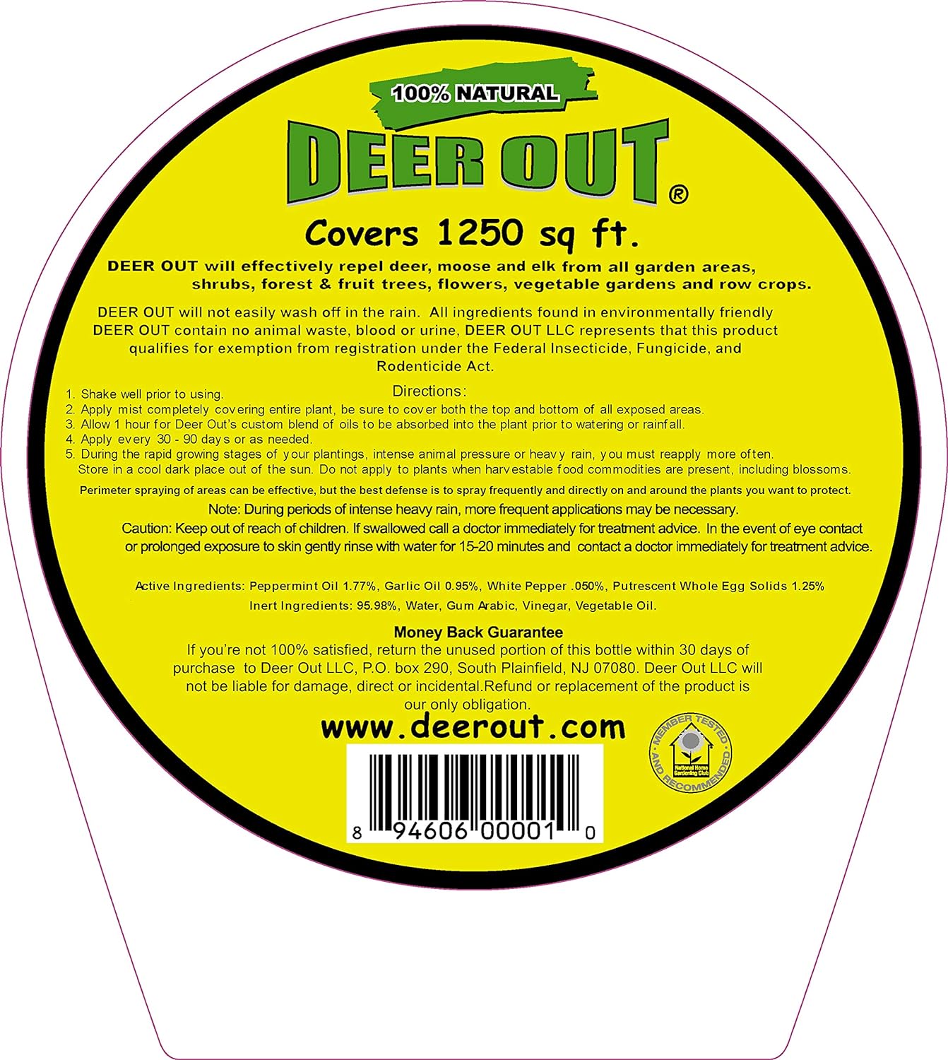 Deer Out 40oz Ready-to-Use Deer Repellent